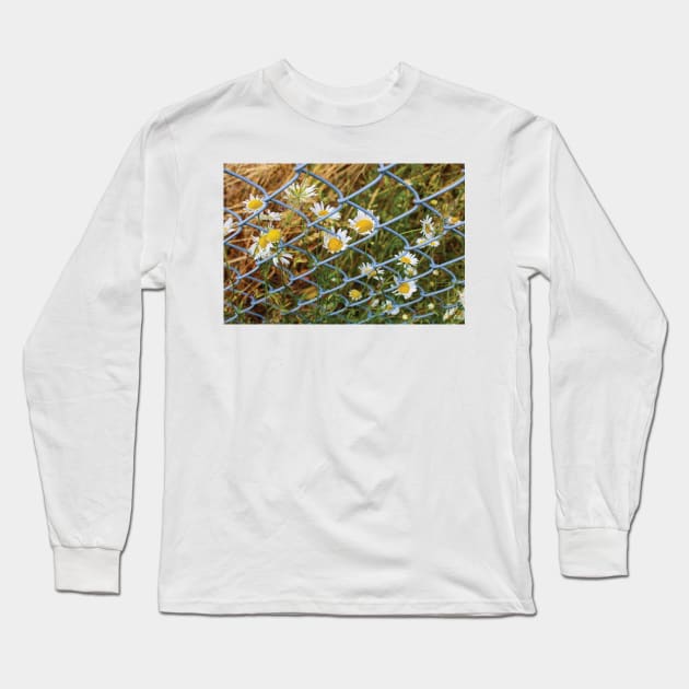 Imprisoned Daisies Long Sleeve T-Shirt by Rosey Elisabeth